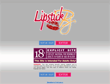 Tablet Screenshot of lipstickbj.com